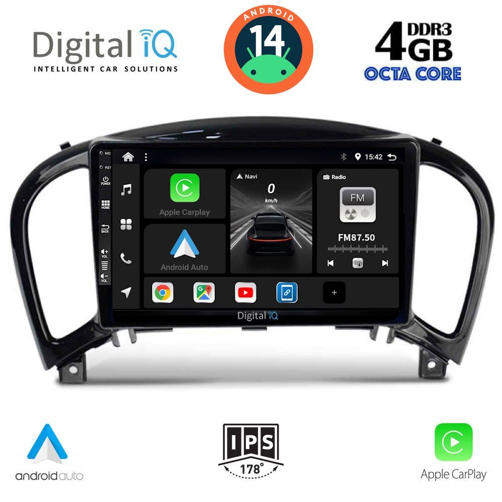 DIGITAL IQ BXF 6452_CPA (9inc) MULTIMEDIA TABLET for NISSAN JUKE mod. 2009-2020