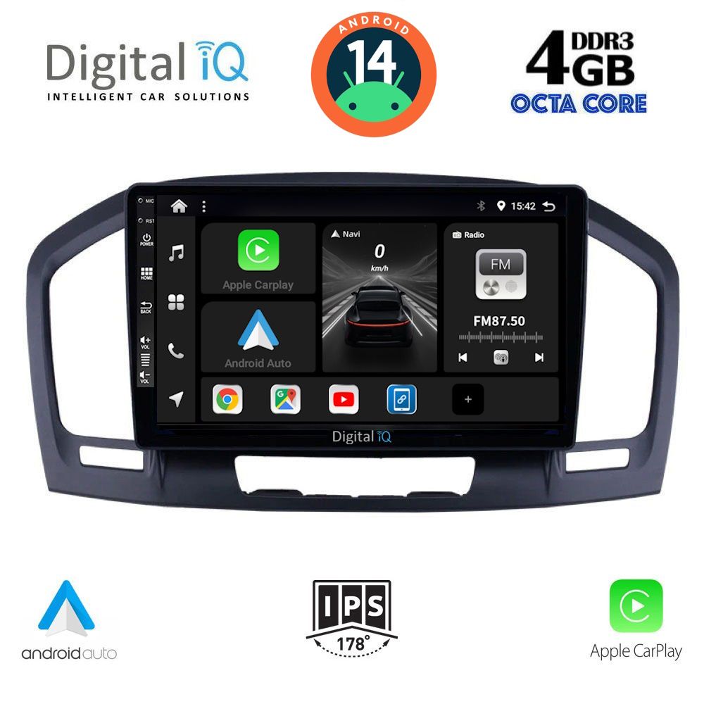 DIGITAL IQ BXF 6491_CPA (9inc) MULTIMEDIA TABLET for OPEL INSIGNIA  mod.2008-2013