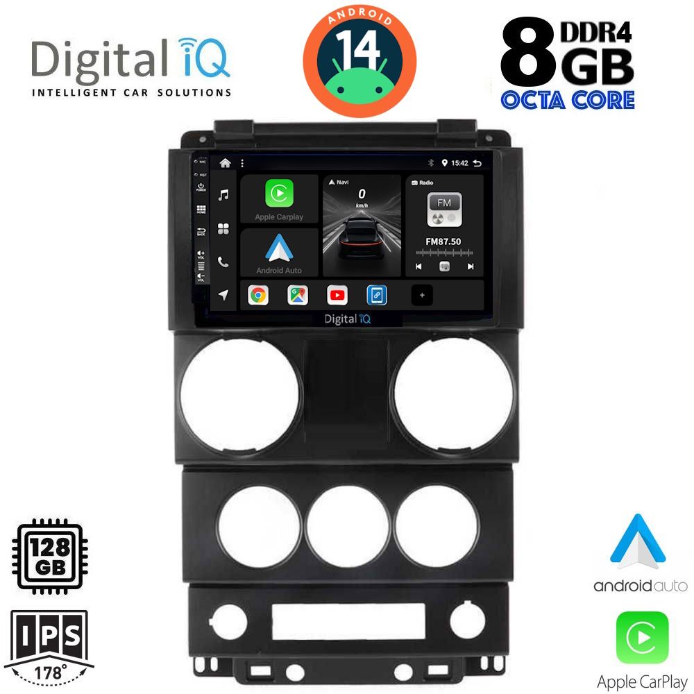 DIGITAL IQ BXF 7292_CPA (9inc) MULTIMEDIA TABLET for JEEP WRANGLER mod. 2006-2011