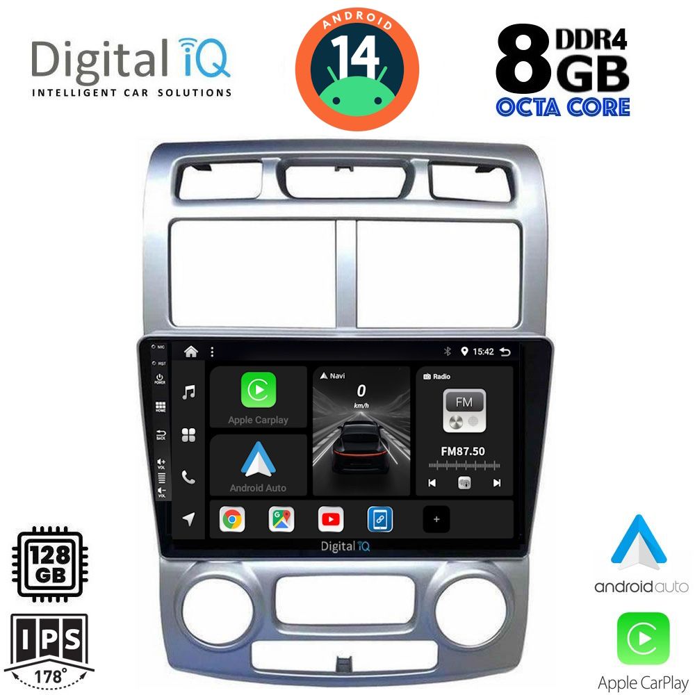 DIGITAL IQ BXF 7324_CPA (CLIMA) (9inc) MULTIMEDIA TABLET for KIA SPORTAGE mod. 2004-2010