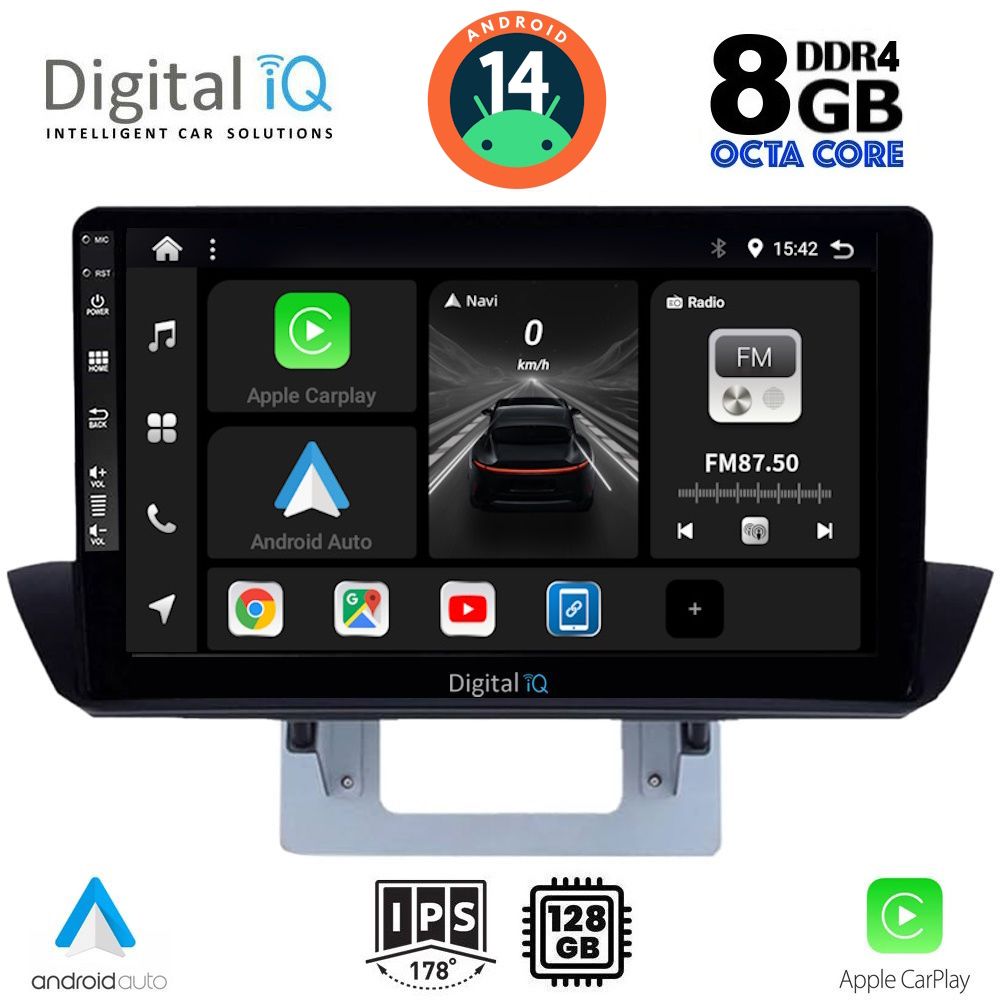 DIGITAL IQ BXF 7364_CPA DASH (9inc) MULTIMEDIA TABLET for MAZDA BT50 mod. 2012-2019