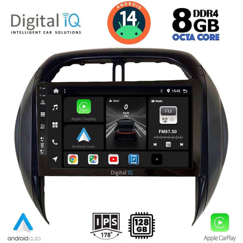 DIGITAL IQ BXF 7730_CPA CLIMA (9inc) MULTIMEDIA TABLET for TOYOTA RAV 4 mod. 2000-2006