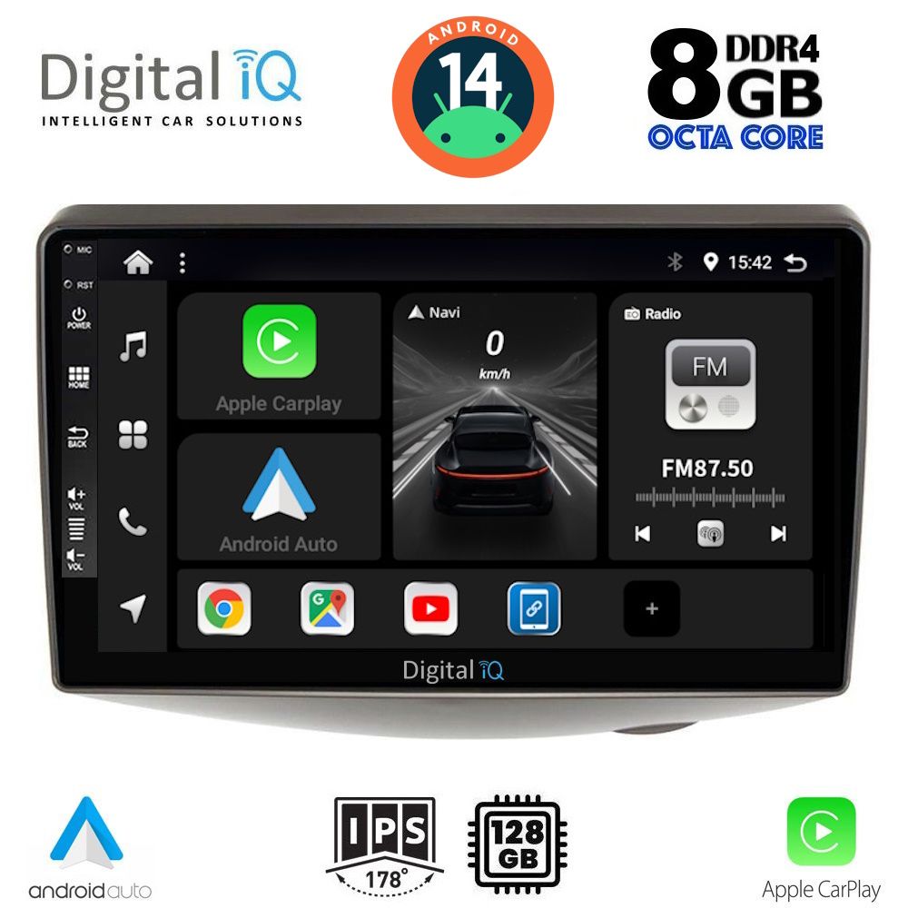 DIGITAL IQ BXF 7735_CPA (9inc) MULTIMEDIA TABLET for TOYOTA YARIS mod. 1999-2006