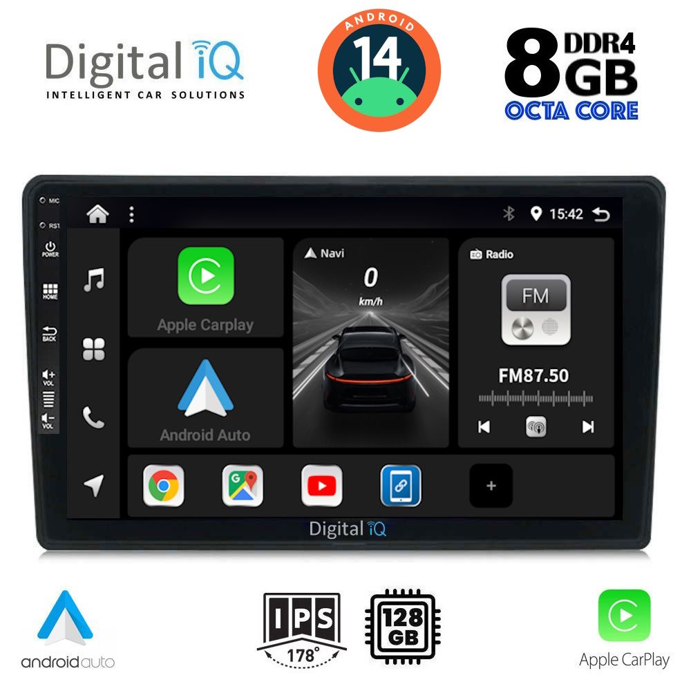 DIGITAL IQ BXF 7004_CPA (9inc) MULTIMEDIA TABLET for AUDI A4  mod. 2002-2008