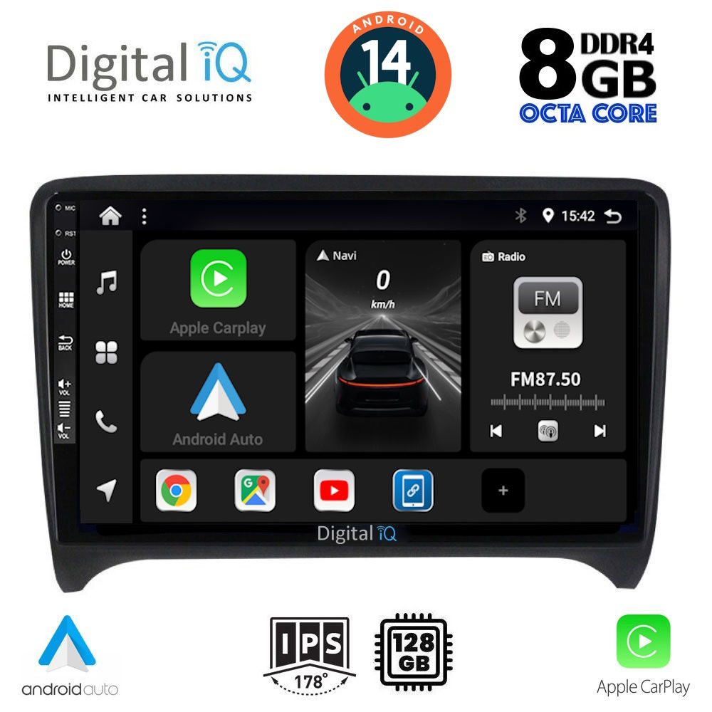 DIGITAL IQ BXF 7009_CPA (9inc) MULTIMEDIA TABLET for AUDI TT mod. 2007-2015