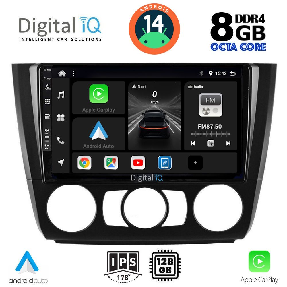 DIGITAL IQ BXF 7040_CPA A/C (9inc) MULTIMEDIA TABLET for BMW S.1 E81-82-87-88 mod. 2004-2013