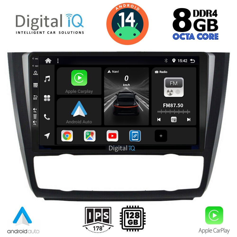 DIGITAL IQ BXF 7040_CPA CLIMA (9inc) MULTIMEDIA TABLET for BMW S.1 E81-82-87-88 mod. 2004-2013