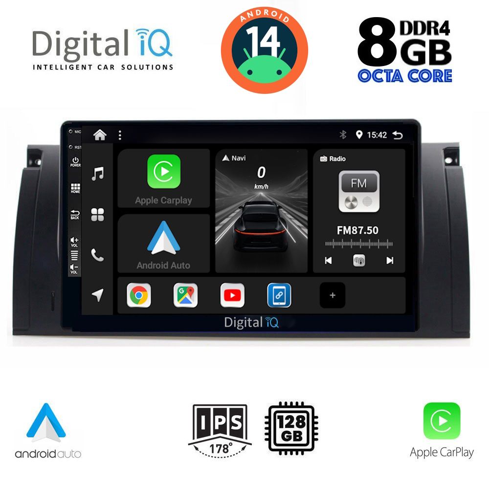 DIGITAL IQ BXF 7045_CPA (9inc) MULTIMEDIA TABLET for BMW Series 5 (E39) mod. 1997-2005 | X5 (E53) mod. 1999-2006