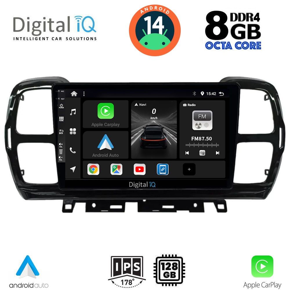 DIGITAL IQ BXF 7088_CPA (9inc) MULTIMEDIA TABLET for CITROEN C5 AIRCROSS mod. 2017-2021