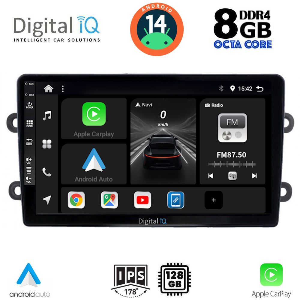 DIGITAL IQ BXF 7102_CPA (9inc) MULTIMEDIA TABLET for DACIA DUSTER mod. 2012-2019