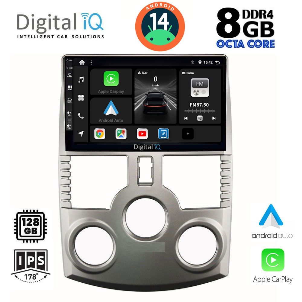 DIGITAL IQ BXF 7126_CPA (9inc) MULTIMEDIA TABLET for DAIHATSU TERIOS mod. 2006-2017