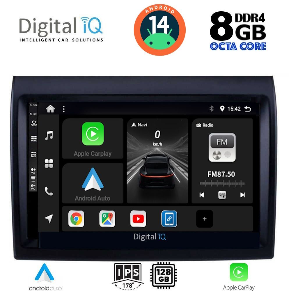 DIGITAL IQ BXF 7140_CPA (9inc) MULTIMEDIA TABLET for FIAT DUCATO mod. 2006-2011