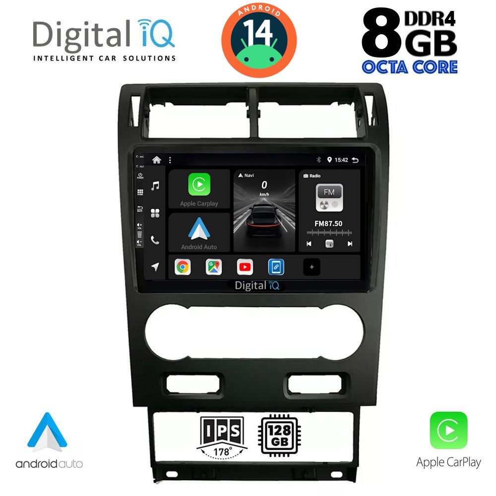 DIGITAL IQ BXF 7161_CPA (9inc) MULTIMEDIA TABLET for FORD MONDEO mod. 2003-2006