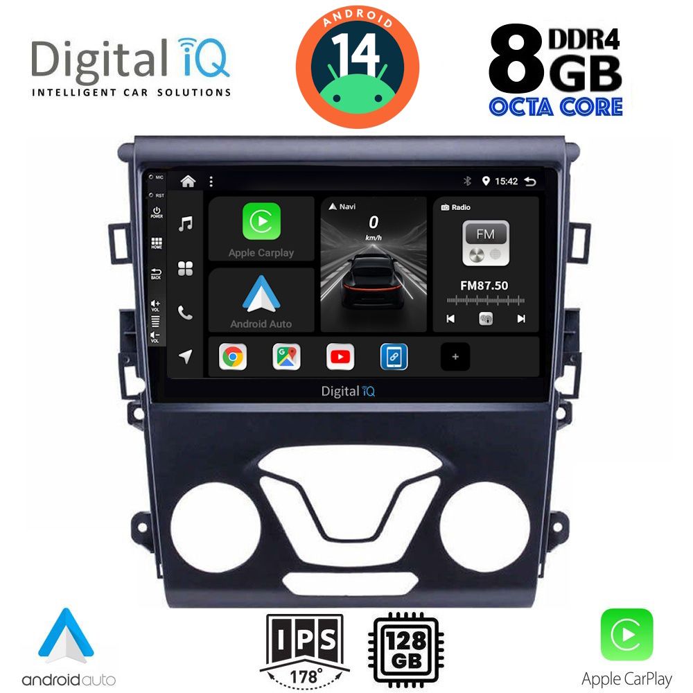 DIGITAL IQ BXF 7164_CPA A/C (9inc) MULTIMEDIA TABLET for FORD MONDEO mod. 2014&gt;