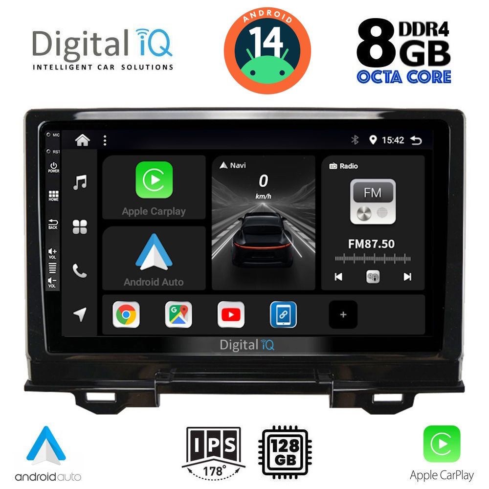 DIGITAL IQ BXF 7202_CPA (9inc) MULTIMEDIA TABLET for HONDA HRV mod. 2021&gt;