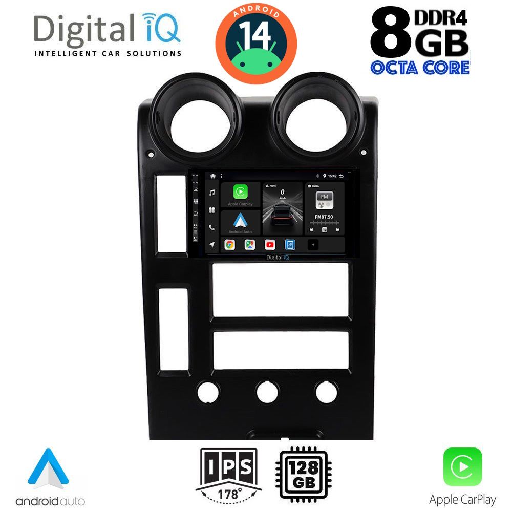 DIGITAL IQ BXF 7215_CPA (9inc) MULTIMEDIA TABLET for HUMMER H2 mod. 2001-2007