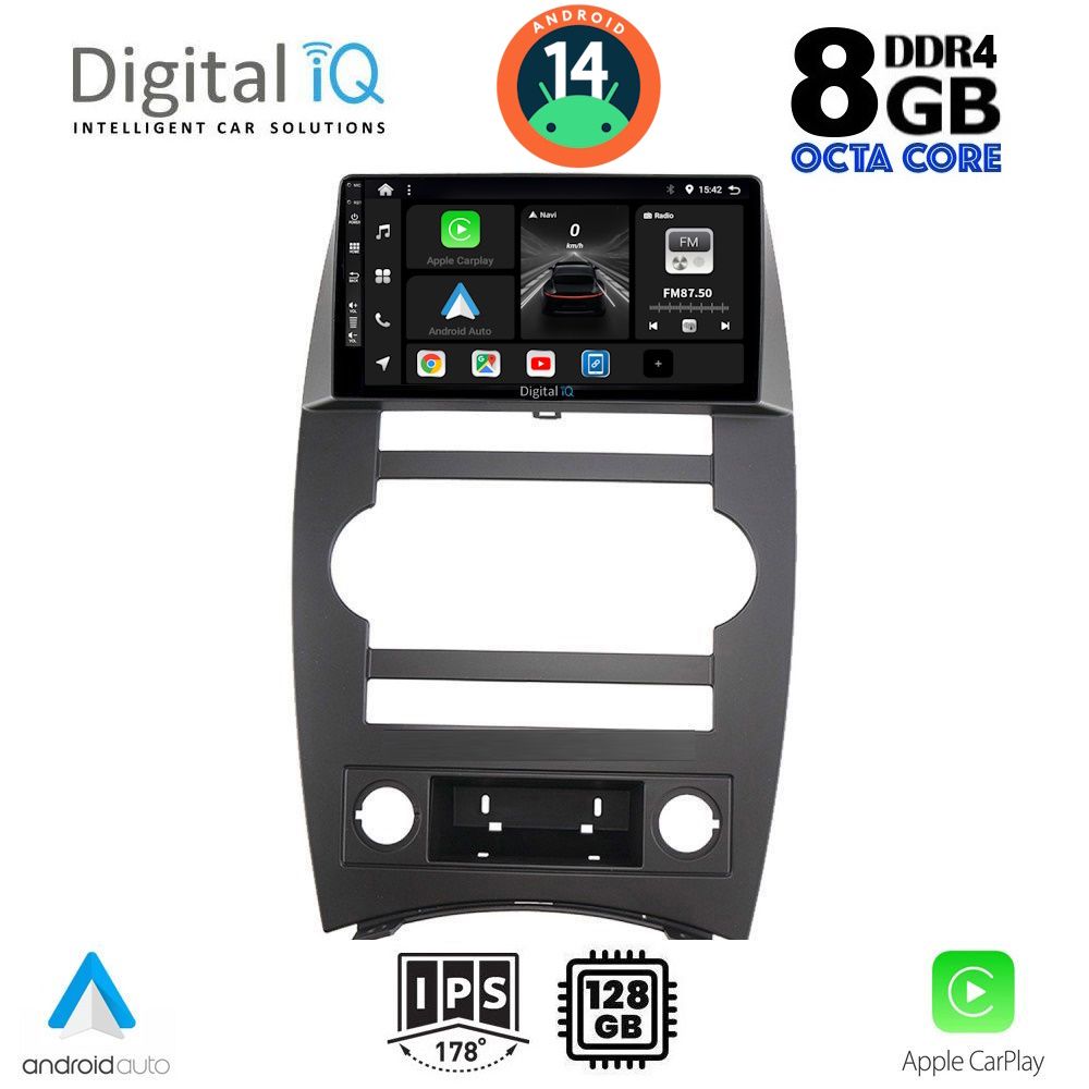 DIGITAL IQ BXF 7274_CPA (9inc) MULTIMEDIA TABLET for JEEP COMMANDER mod. 2007-2009