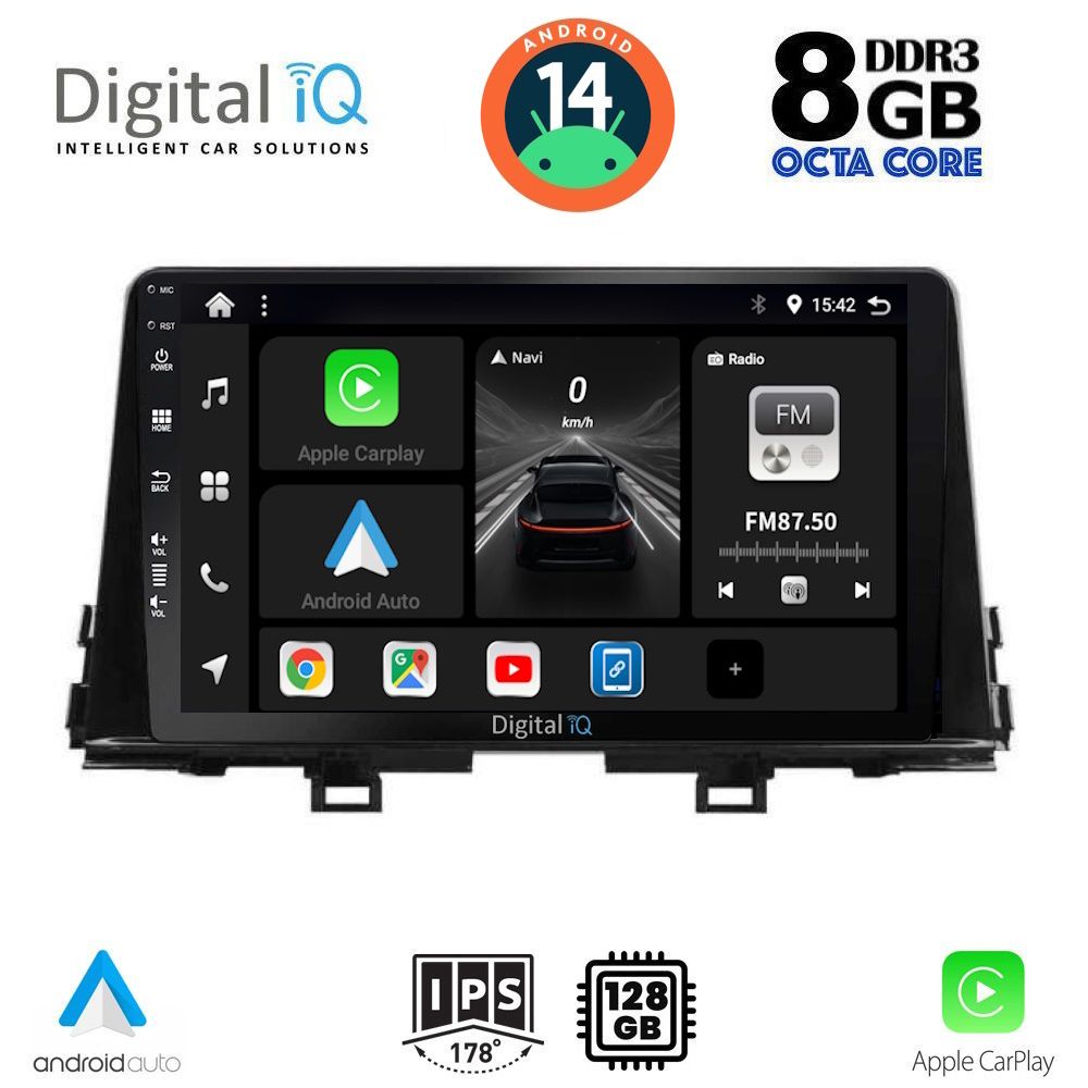 DIGITAL IQ BXF 7309_CPA (9inc) MULTIMEDIA TABLET for KIA PICANTO mod. 2017-2021