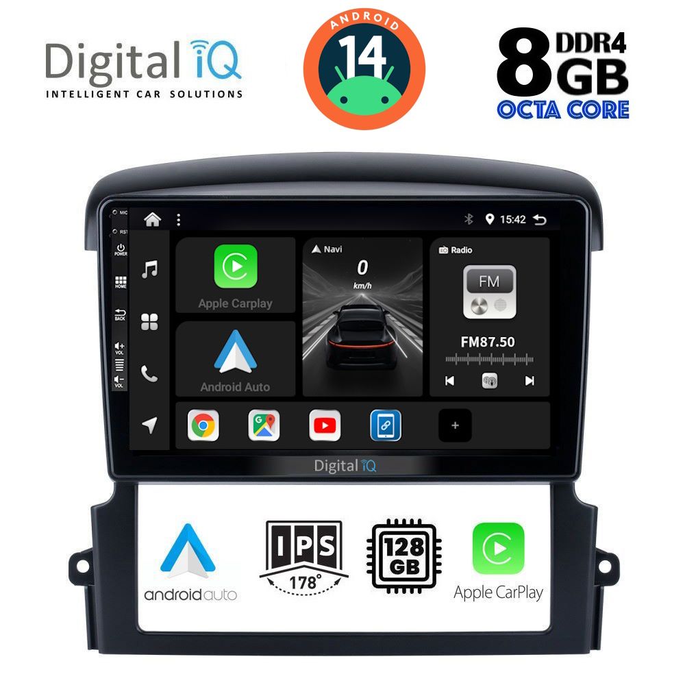 DIGITAL IQ BXF 7317_CPA (9inc) MULTIMEDIA TABLET for KIA SORENTO mod. 2006-2009