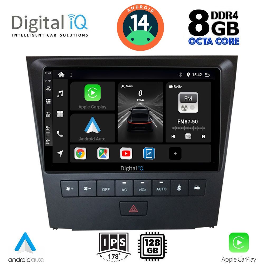 DIGITAL IQ BXF 7341_CPA (9inc) MULTIMEDIA TABLET for LEXUS GS mod. 2004-2011