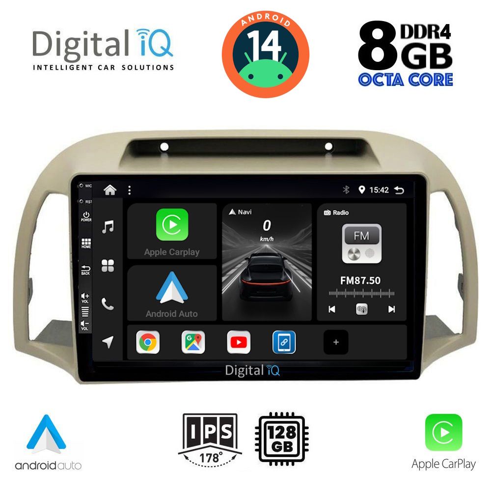 DIGITAL IQ BXF 7457_CPA (9inc) MULTIMEDIA TABLET for NISSAN MICRA K12 mod. 2002-2010