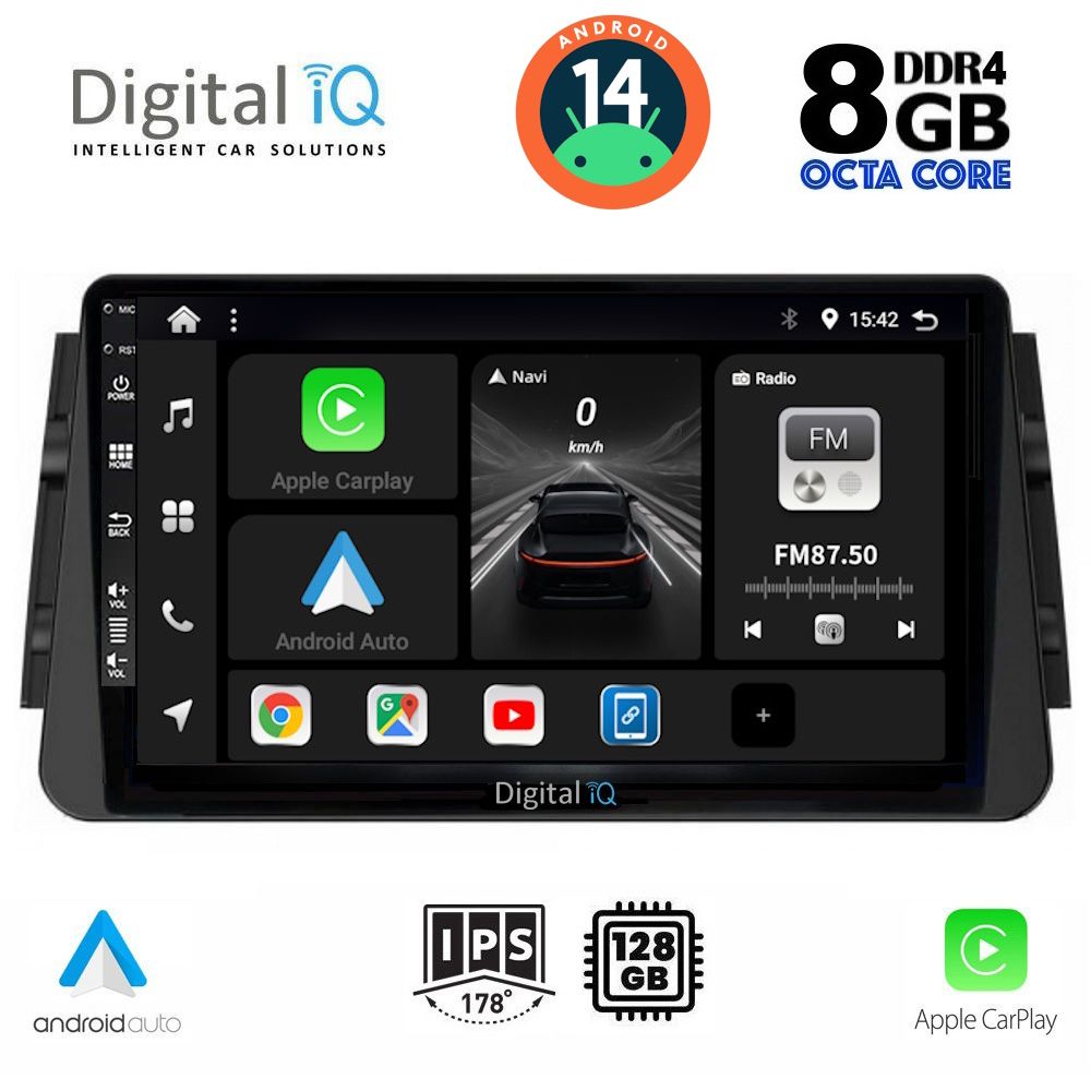 DIGITAL IQ BXF 7460_CPA (9inc) MULTIMEDIA TABLET for NISSAN MICRA mod. 2017&gt;