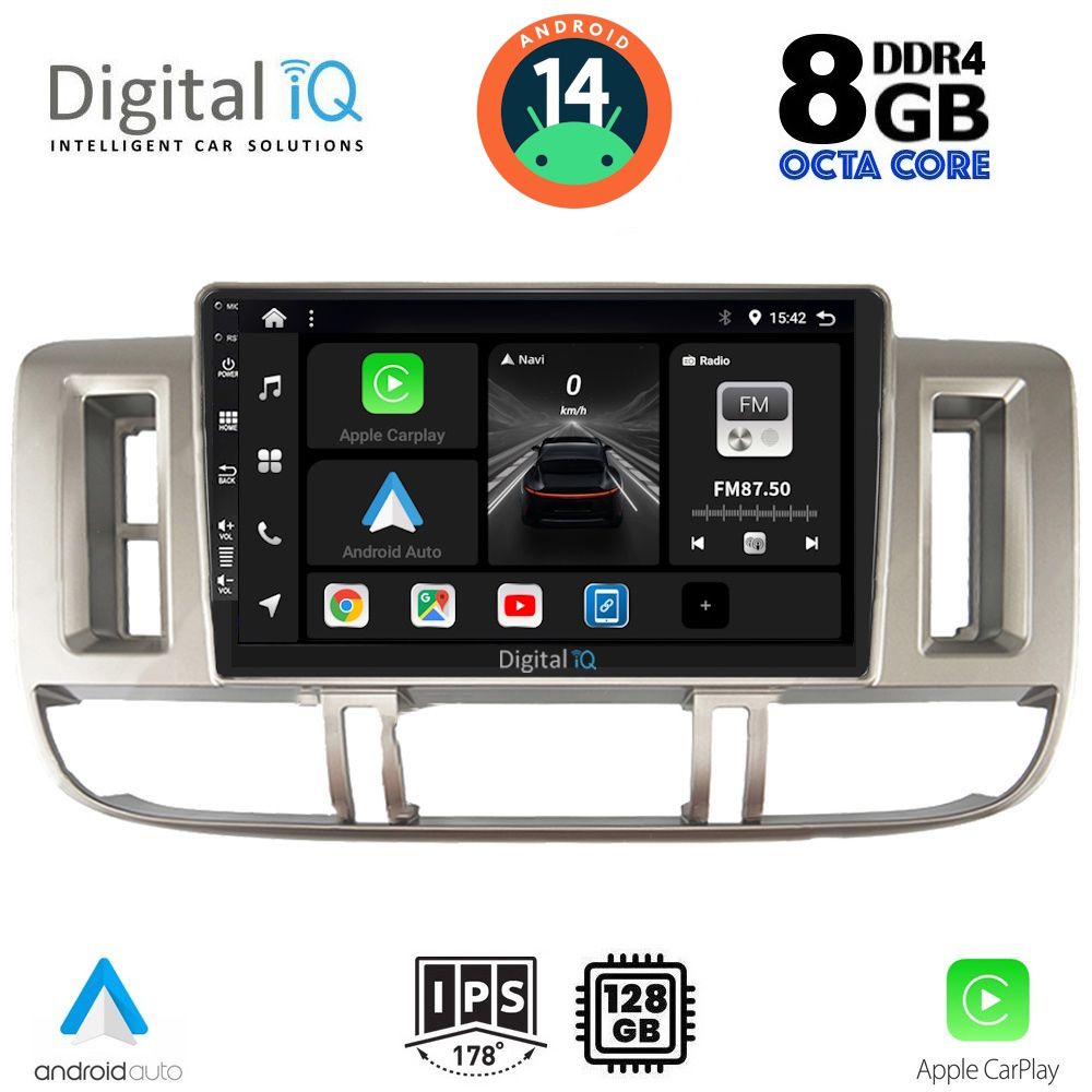 DIGITAL IQ BXF 7474_CPA (9inc) MULTIMEDIA TABLET for NISSAN XTRAIL mod. 2000-2004