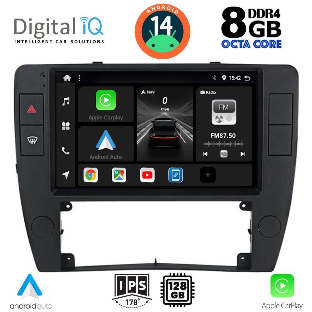 DIGITAL IQ BXF 7749_CPA (9inc) MULTIMEDIA TABLET for VW PASSAT mod. 2000-2005