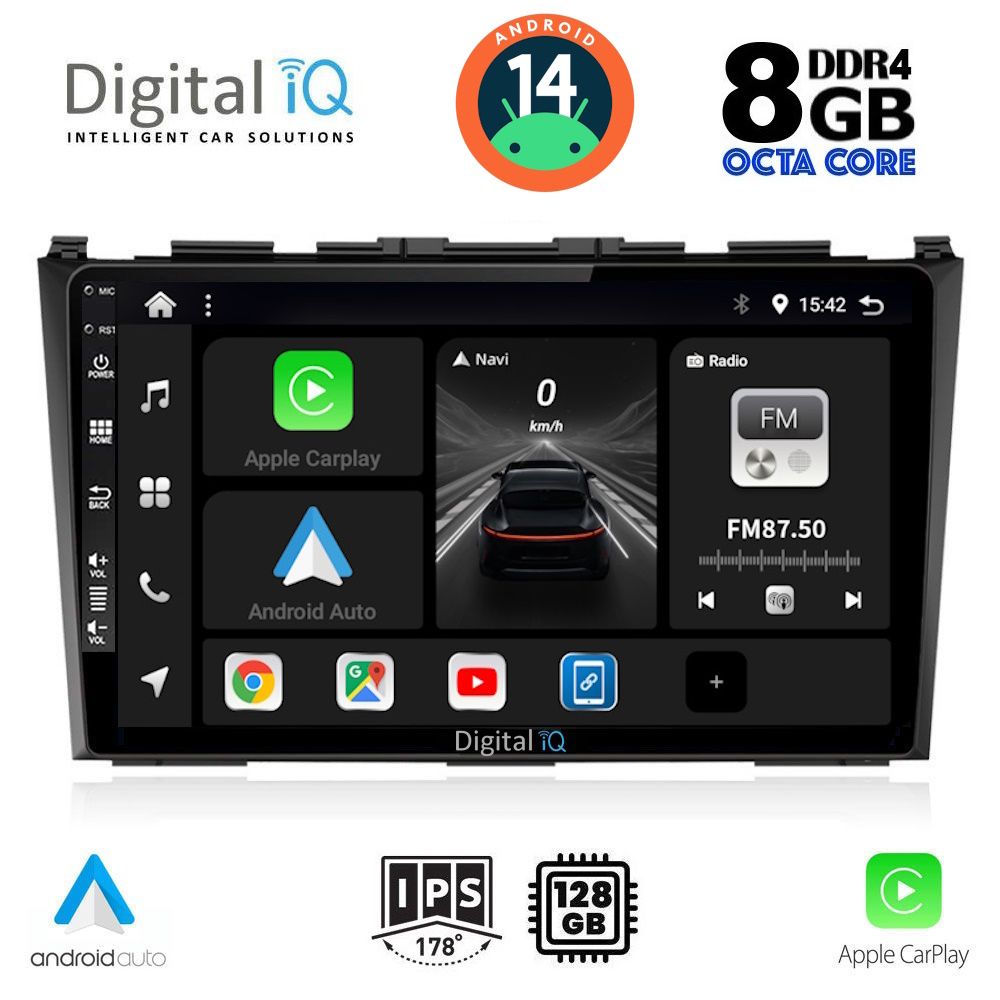 DIGITAL IQ BXF 7197_CPA (9inc) MULTIMEDIA TABLET for HONDA CRV mod. 2006-2012