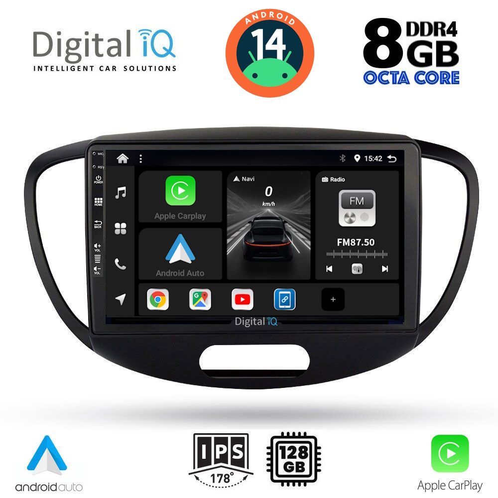 DIGITAL IQ BXF 7223_CPA (9inc) MULTIMEDIA TABLET for HYUNDAI i10 mod. 2008-2013