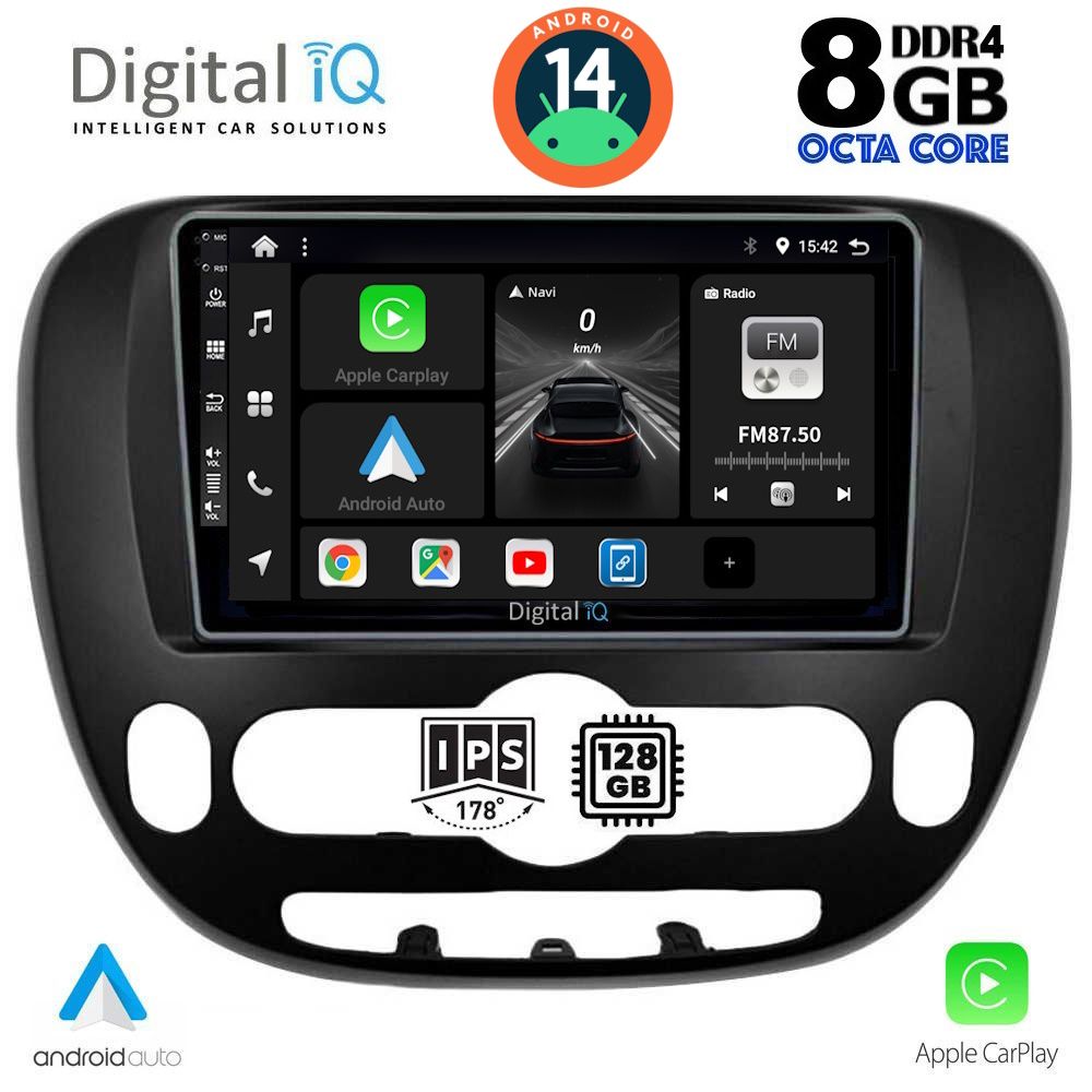 DIGITAL IQ BXF 7321_CPA (9inc) MULTIMEDIA TABLET for KIA SOUL mod. 2014&gt;