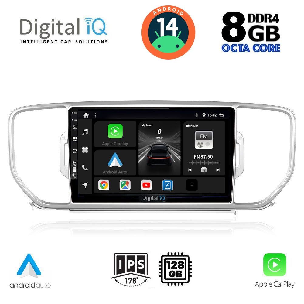 DIGITAL IQ BXF 7326_CPA (9inc) MULTIMEDIA TABLET for KIA SPORTAGE mod. 2015-2018