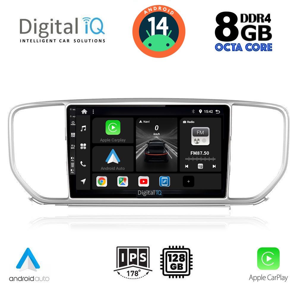 DIGITAL IQ BXF 7327_CPA (9inc) MULTIMEDIA TABLET for KIA SPORTAGE mod. 2018&gt;