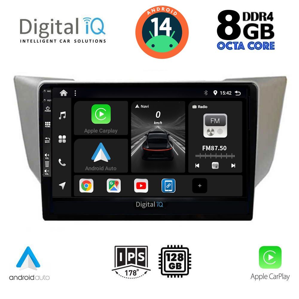 DIGITAL IQ BXF 7345_CPA (9inc) MULTIMEDIA TABLET for LEXUS RX 300 – 400 mod. 2003-2008