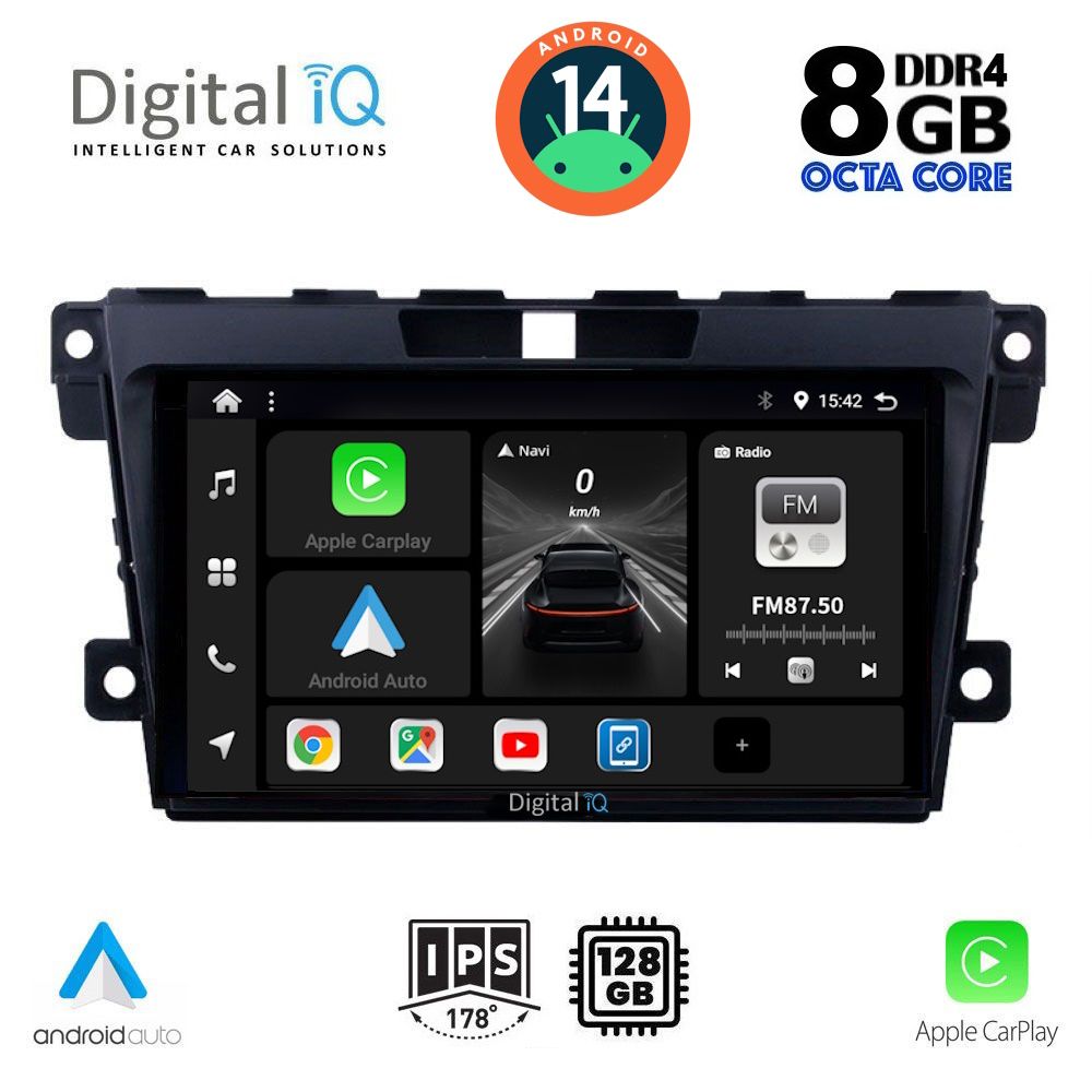 DIGITAL IQ BXF 7389_CPA (9inc) MULTIMEDIA TABLET for MAZDA CX7 mod. 2006-2012