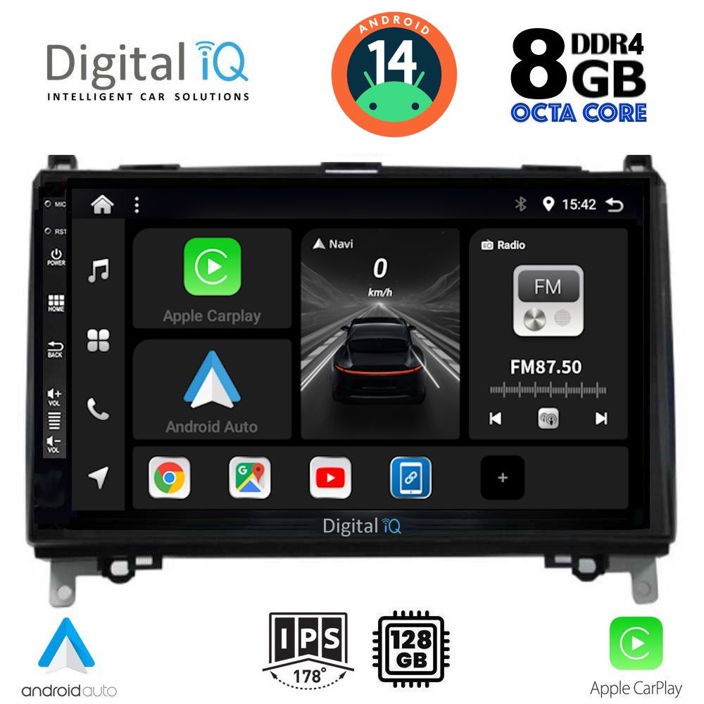 DIGITAL IQ BXF 7400_CPA (9inc) MULTIMEDIA TABLET for MERCEDES A – B -SPRINTER – VITO mod. 2007&gt;