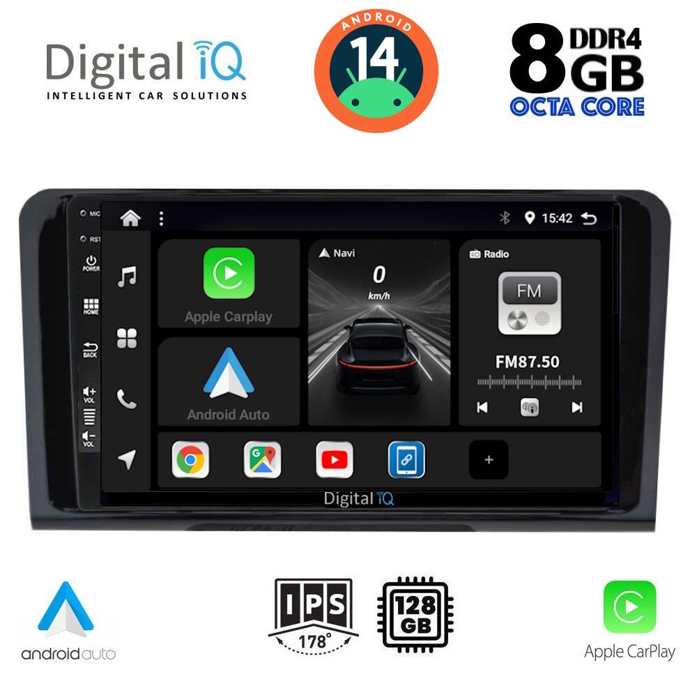 DIGITAL IQ BXF 7414_CPA (9inc) MULTIMEDIA TABLET for MERCEDES ML (W164) – GL (X164) mod. 2005-2011