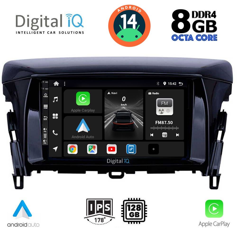 DIGITAL IQ BXF 7432_CPA (9inc) MULTIMEDIA TABLET for MITSUBISHI ECLIPSE CROSS mod. 2018&gt;