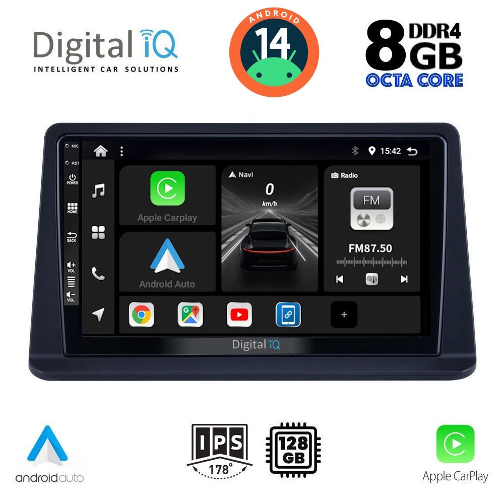 DIGITAL IQ BXF 7445_CPA (9inc) MULTIMEDIA TABLET for MITSUBISHI PAJERO mod. 1999-2006