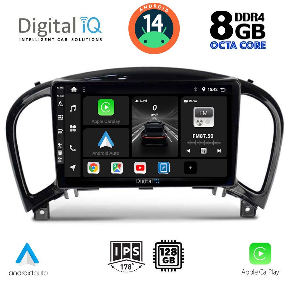 DIGITAL IQ BXF 7452_CPA (9inc) MULTIMEDIA TABLET for NISSAN JUKE mod. 2009-2020