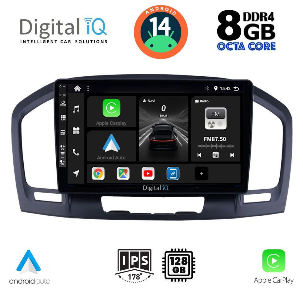 DIGITAL IQ BXF 7491_CPA (9inc) MULTIMEDIA TABLET for OPEL INSIGNIA  mod.2008-2013