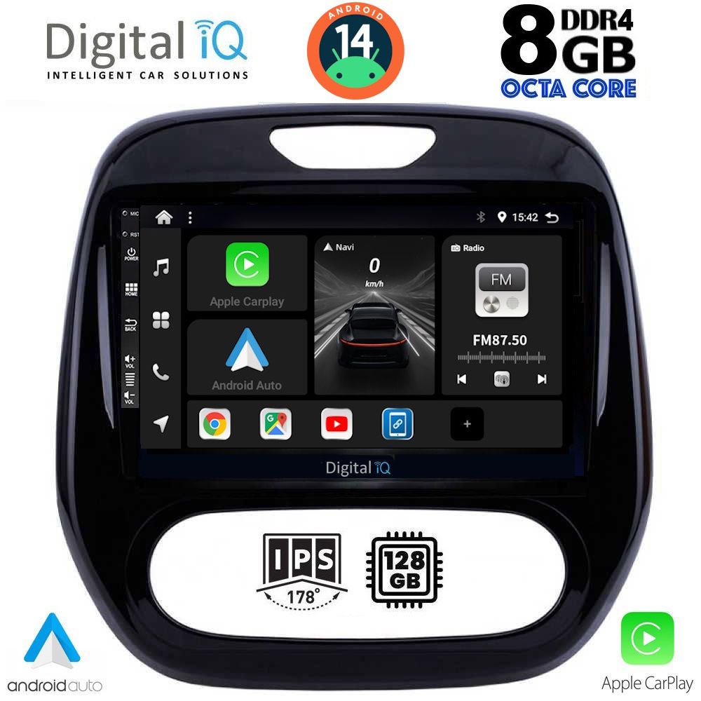 DIGITAL IQ BXF 7542_CPA (9inc) MULTIMEDIA TABLET for RENAULT CAPTUR mod. 2013-2019