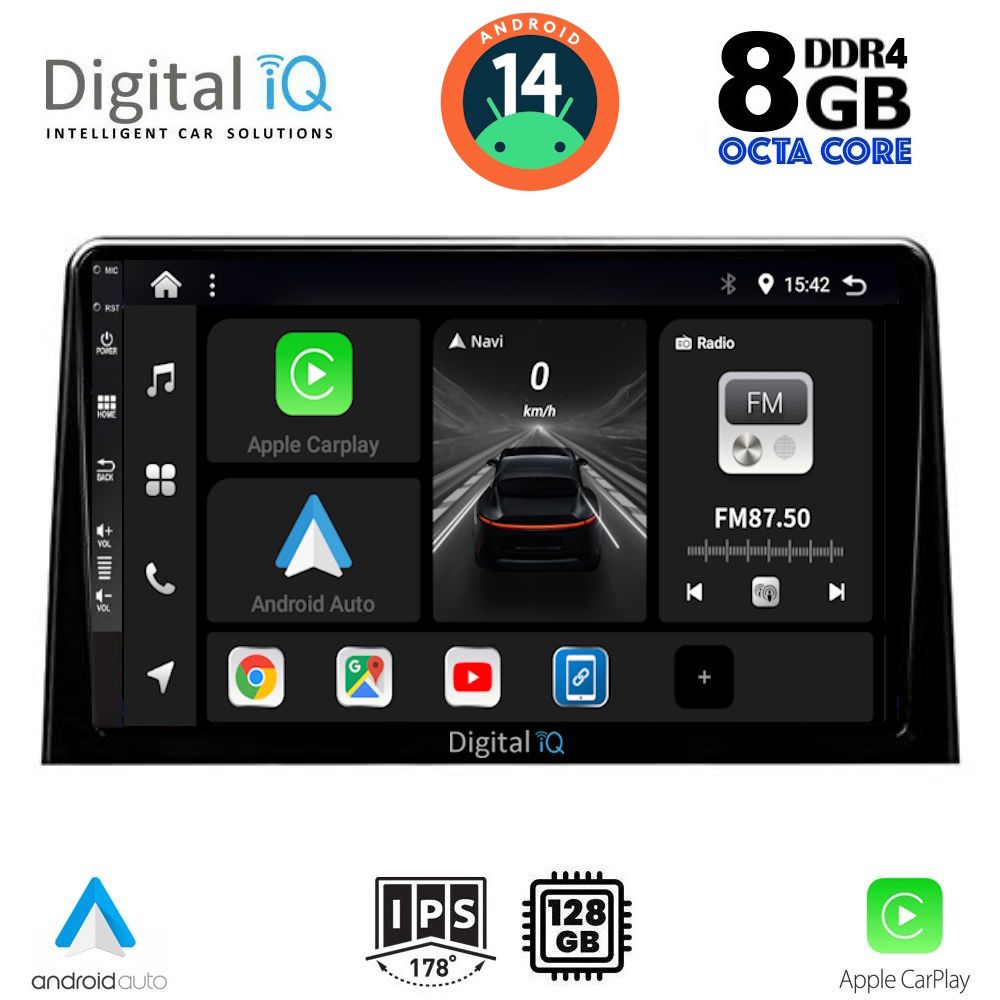 DIGITAL IQ BXF 7082_CPA (10inc) MULTIMEDIA TABLET for CITROEN BERLINGO – OPEL COMBO – PEUGEOT PARTNER – TOYOTA PROACE mod. 2018&gt;