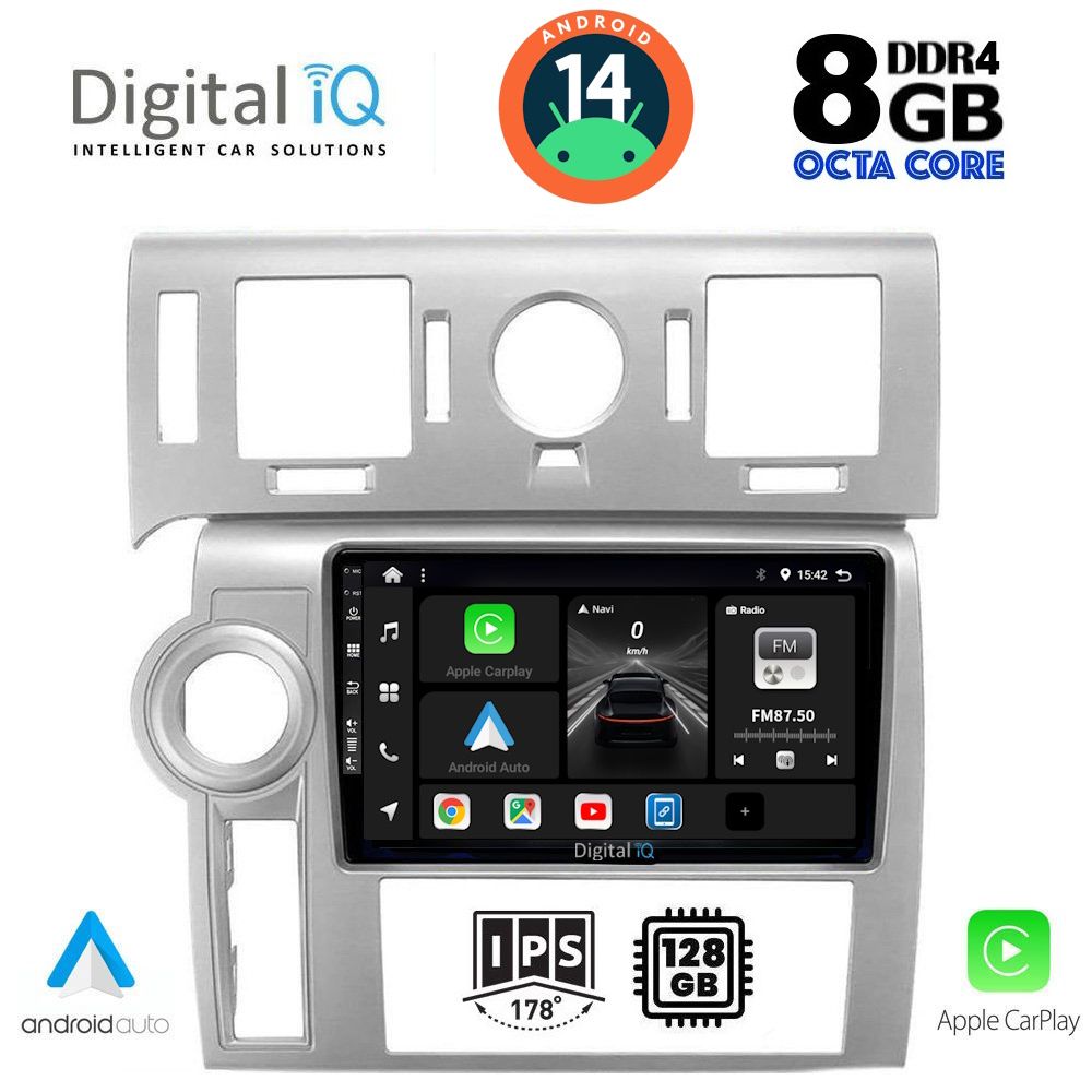 DIGITAL IQ BXF 7216_CPA (9inc) MULTIMEDIA TABLET for HUMMER H2 mod. 2008-2009