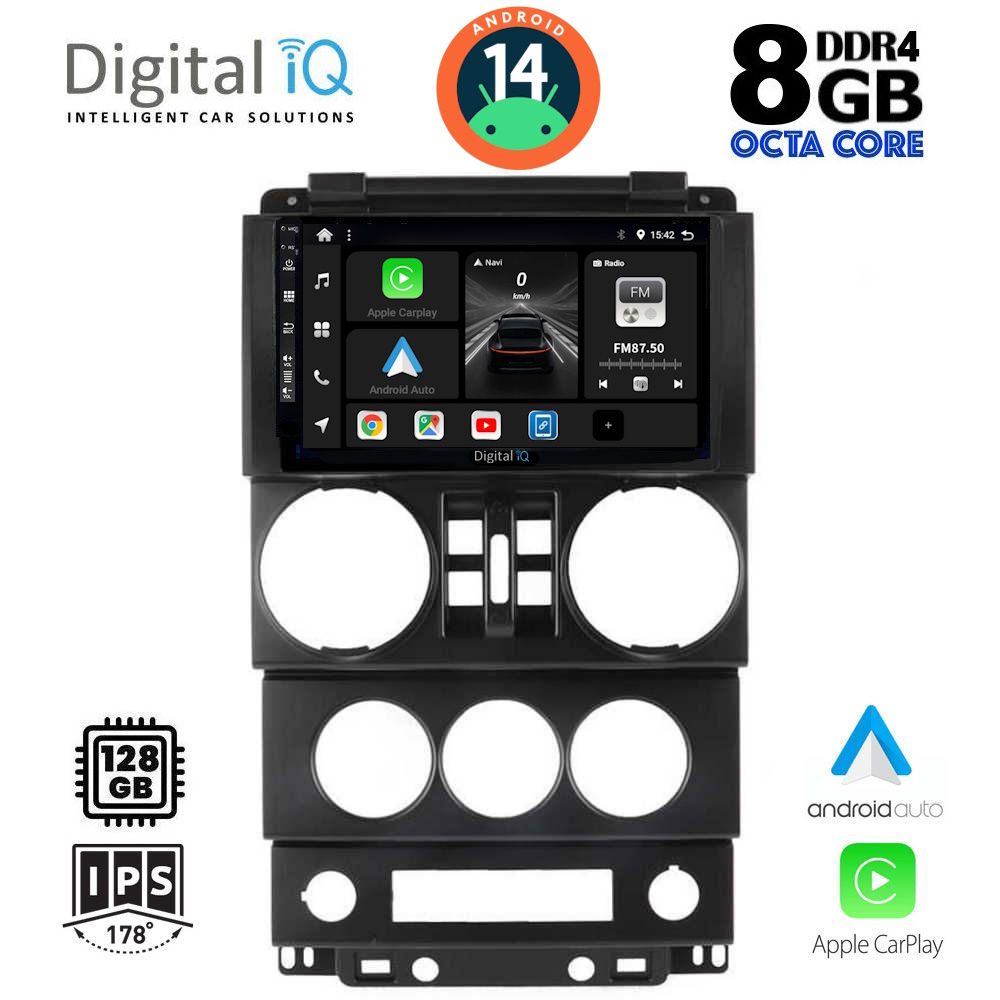 DIGITAL IQ BXF 7294_CPA (9inc) MULTIMEDIA TABLET for JEEP WRANGLER mod. 2006-2011