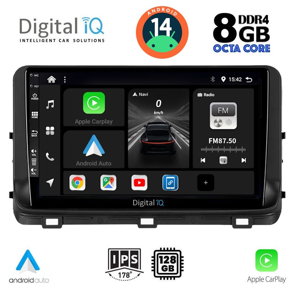 DIGITAL IQ BXF 7303_CPA (10inc) MULTIMEDIA TABLET for KIA CEED - XCEED mod. 2018-2022