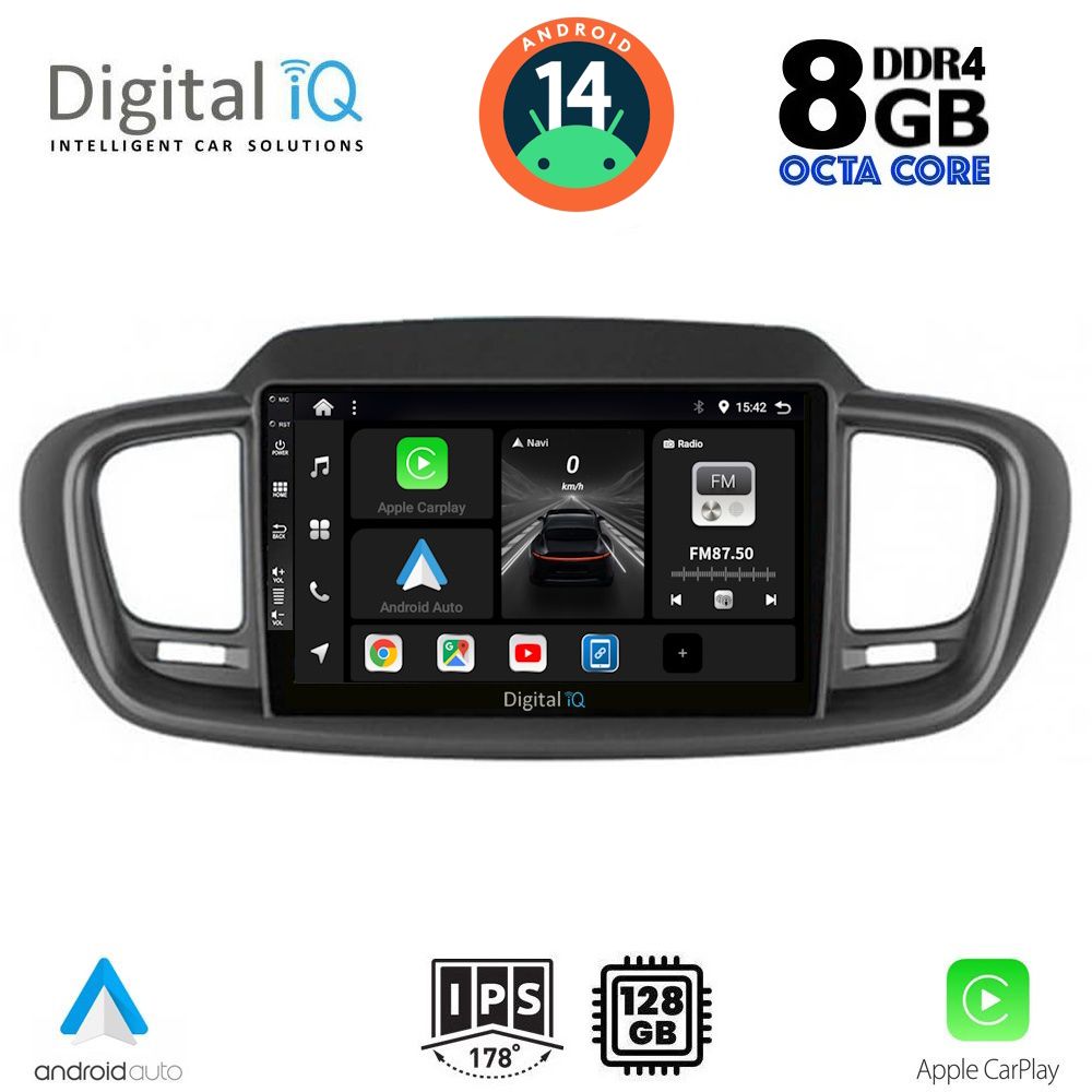 DIGITAL IQ BXF 7319_CPA (10inc) MULTIMEDIA TABLET for KIA SORENTO mod. 2014-2020