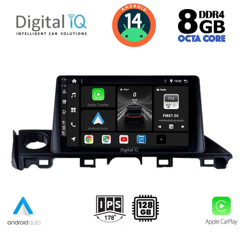 DIGITAL IQ BXF 7379_CPA (9inc) MULTIMEDIA TABLET for MAZDA 6 mod. 2017-2020