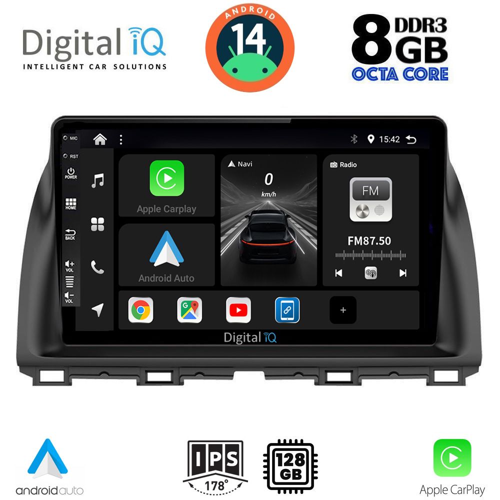 DIGITAL IQ BXF 7380_CPA (10inc) MULTIMEDIA TABLET for MAZDA CX5 mod. 2013-2017