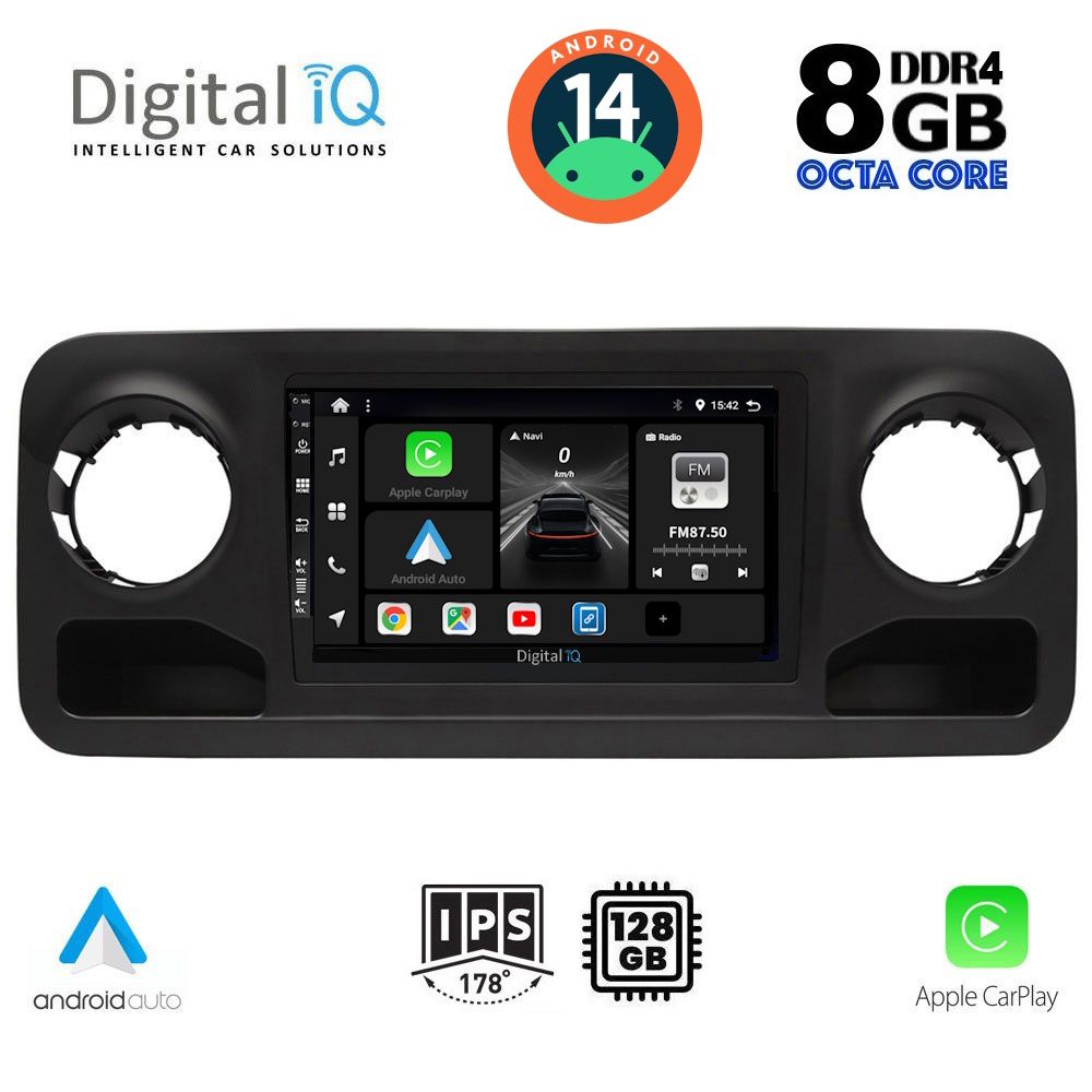 DIGITAL IQ BXF 7424_CPA (10inc) MULTIMEDIA TABLET for MERCEDES SPRINTER mod. 2018&gt;